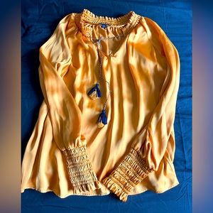 Lord & Taylor Gold Blouse